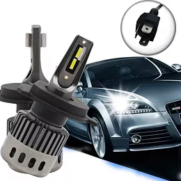 X2 Ampolleta Mini Turbo Led F10 Potente 3000lm Conector H4