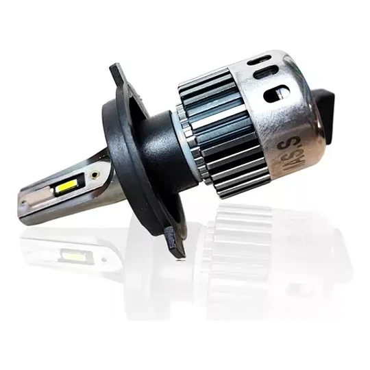 X2 Ampolleta Mini Turbo Led F10 Potente 3000lm Conector H4