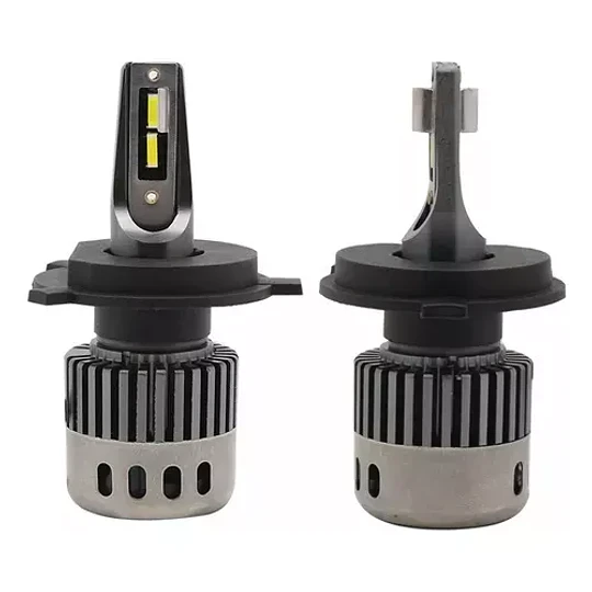 X2 Ampolleta Mini Turbo Led F10 Potente 3000lm Conector H4