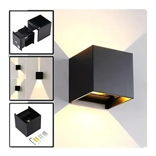 Luz Foco Aplique Para Pared Led Exterior