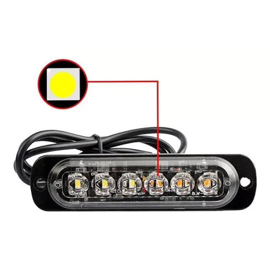 Barra Lateral Led Estroboscópica