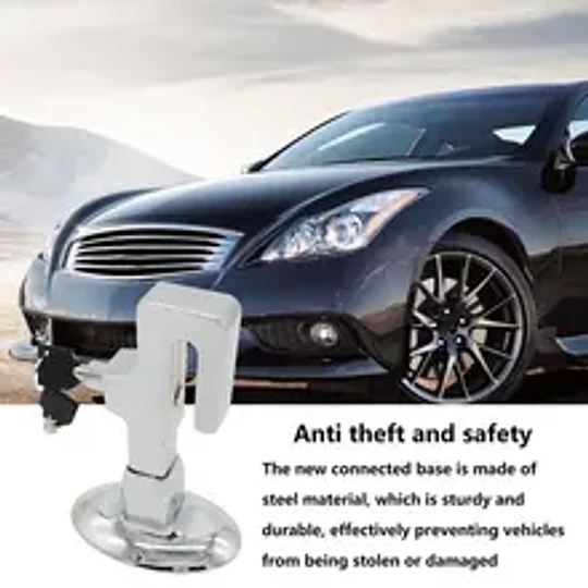 Traba Pedal + Llaves Seguridad Auto Robo 6010e