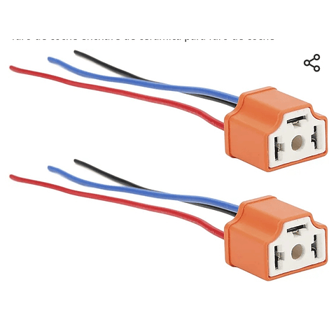 Enchufe Conector 10 Unidades Faro Sellado H4 