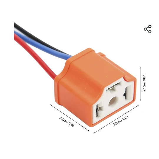 Soquete H4 Adaptador Hembra Para Ampolleta Auto-moto Setx20