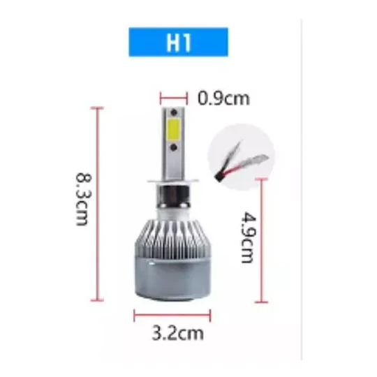Ampolleta Auto Luz C6 36w Led H1