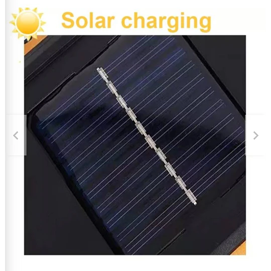 Linternas Solares Usb Recargable Panel Solar Portátil