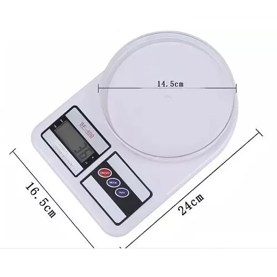 Balanza Pesa Digital Gramera De Cocina 10 Kilos