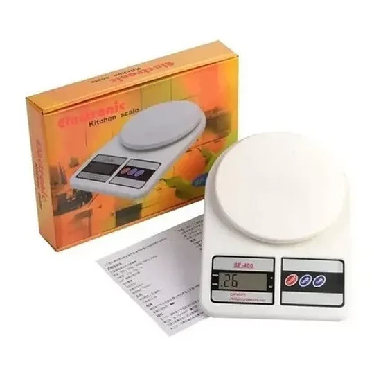 Balanza Pesa Digital Gramera De Cocina 10 Kilos