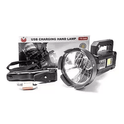 Foco Linterna Led Gigante Alcance 900 Metros Usb Tripode