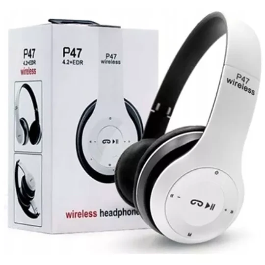 Audifonos Inalambricos Bluetooth Radio Mp3 P47