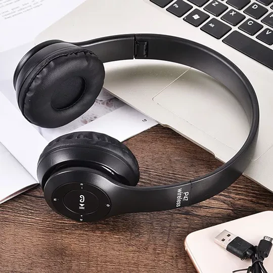 Audifonos Inalambricos Bluetooth Radio Mp3 P47