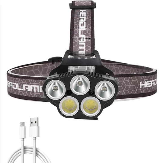 Linterna Led Cintillo Con Sensor Para Cabeza