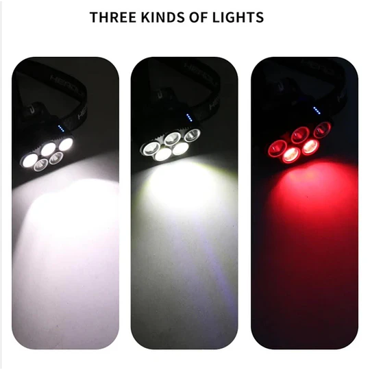 Linterna Led Cintillo Con Sensor Para Cabeza