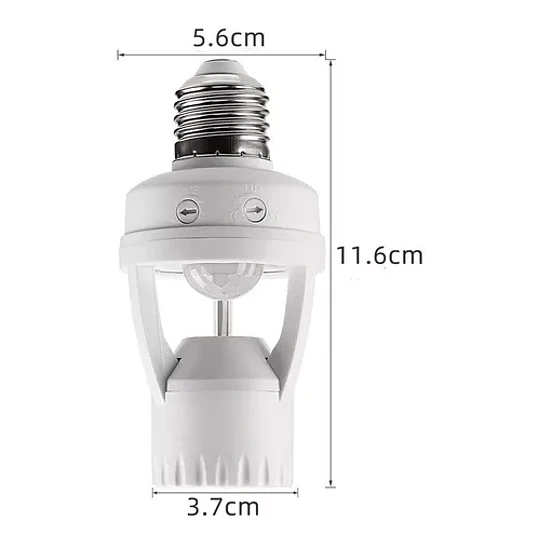 Soquete E27 Con Detector De Movimiento
