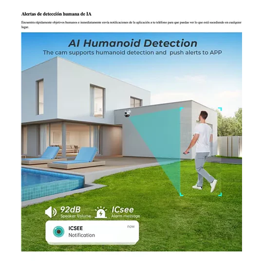Camara Seguridad Ptz Ir 2k 4.0 Megapixeles De Doble Lente