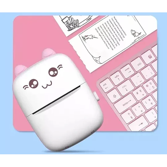Impresora Portatil Mini Impresora Impresora Inalambrica Gato