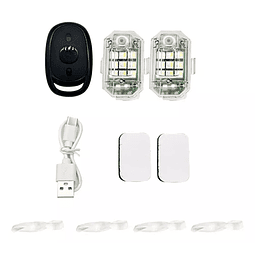 Luces Estroboscópica Led Con Control Remoto Inalámbrico