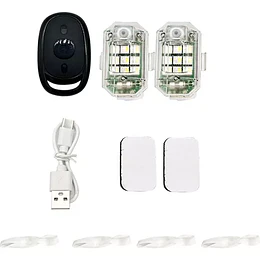 Luces Estroboscópica Led Con Control Remoto Inalámbrico