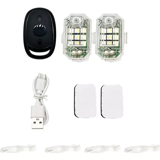 Luces Estroboscópica Led Con Control Remoto Inalámbrico