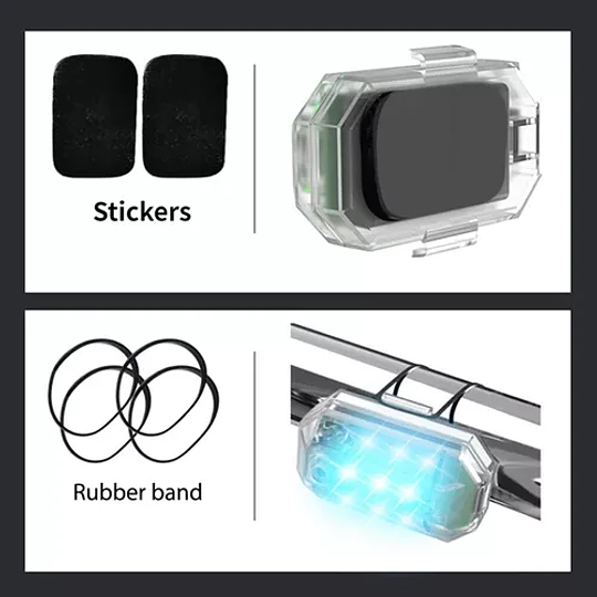 Luces Estroboscópica Led Con Control Remoto Inalámbrico