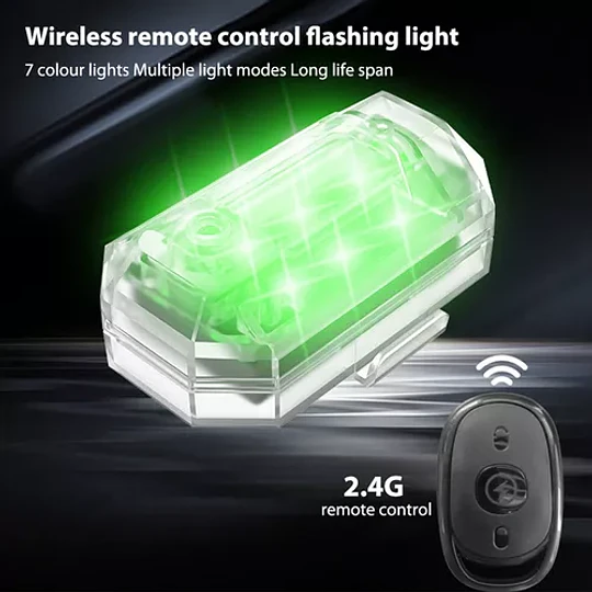 Luces Estroboscópica Led Con Control Remoto Inalámbrico