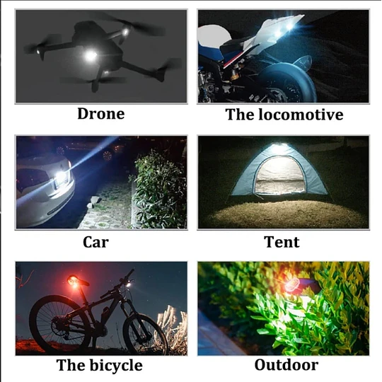 Luces Estroboscópica Led Con Control Remoto Inalámbrico