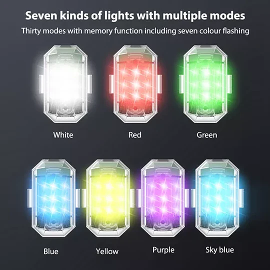 Luces Estroboscópica Led Con Control Remoto Inalámbrico