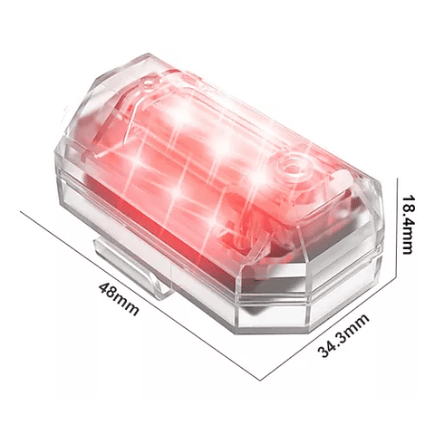 Luces Estroboscópica Led Con Control Remoto Inalámbrico