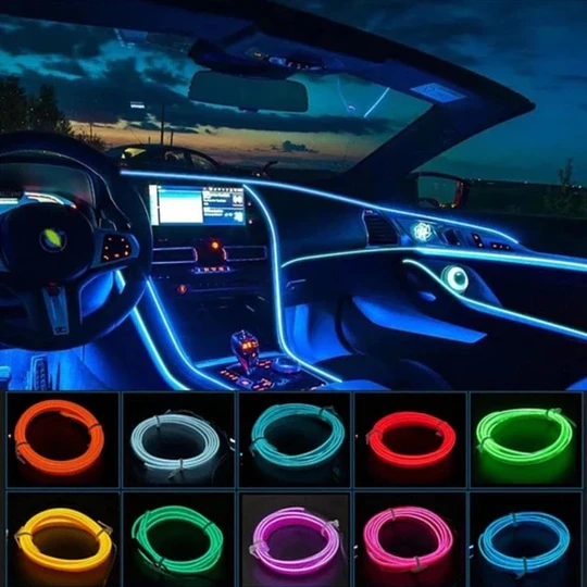 Luz Neon Fotoconductora Para Interior De Auto