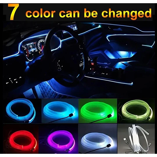 Luz Neon Fotoconductora Para Interior De Auto