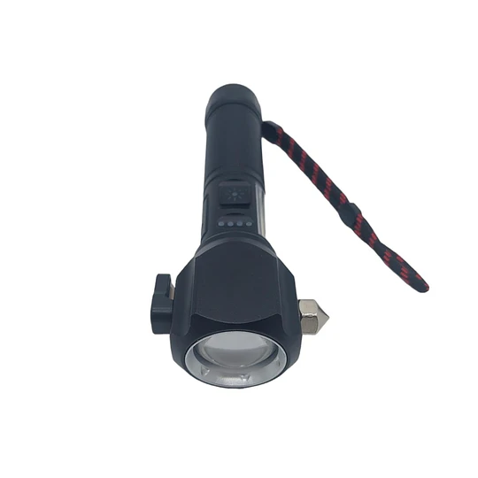 Linterna Led Recargable Usb Rompe Vidrios