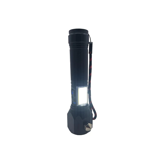 Linterna Led Recargable Usb Rompe Vidrios