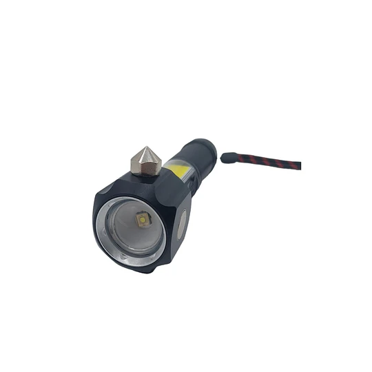 Linterna Led Recargable Usb Rompe Vidrios