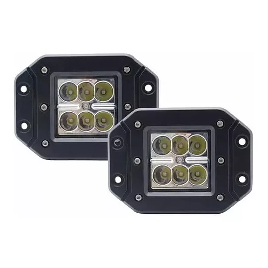 Focos Neblinero 18w Embutido Auto Camion Led