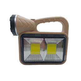 Linterna Recargable Usb Y Panel Solar