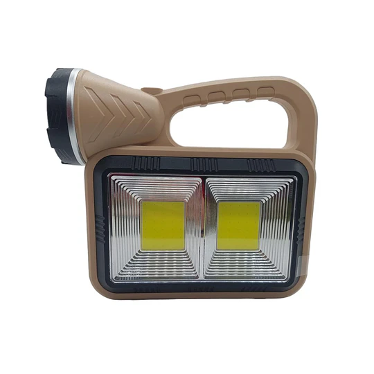Linterna Recargable Usb Y Panel Solar