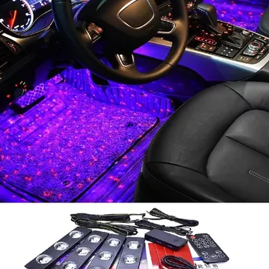 Luces Neon Tiras Neon Luces Interior Auto Accesorio Tuning