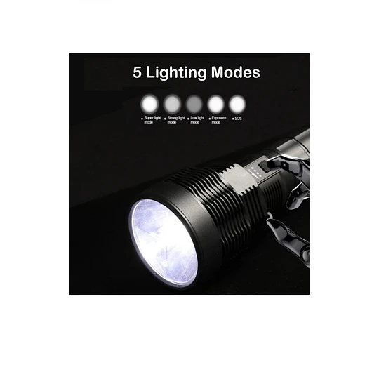 Linterna Tactica Led De 50000 Lm