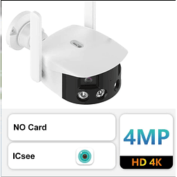 Cámara De Protección De Seguridad Doble Lente, Videocámara