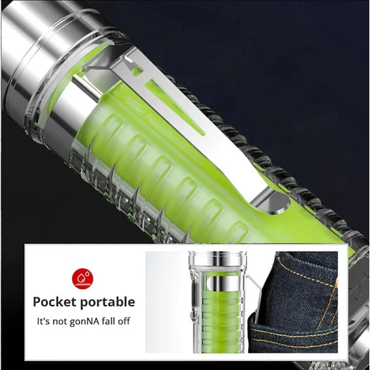 Linterna Led Recargable Llavero con iman 