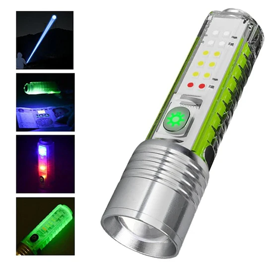 Linterna Led Recargable Llavero con iman 