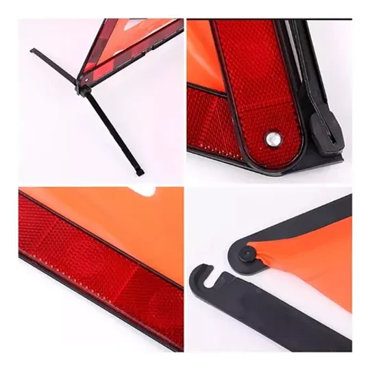 Triangulo De Emergencia Seguridad Reflectante Plegable Autos
