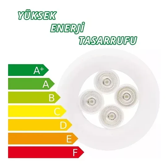 Foco Ampolleta Luz Led Lampara Ufo Multifuncional 38w