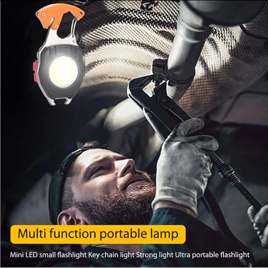 Mini Llavero, Encendedor , Linterna Led Multifuncional