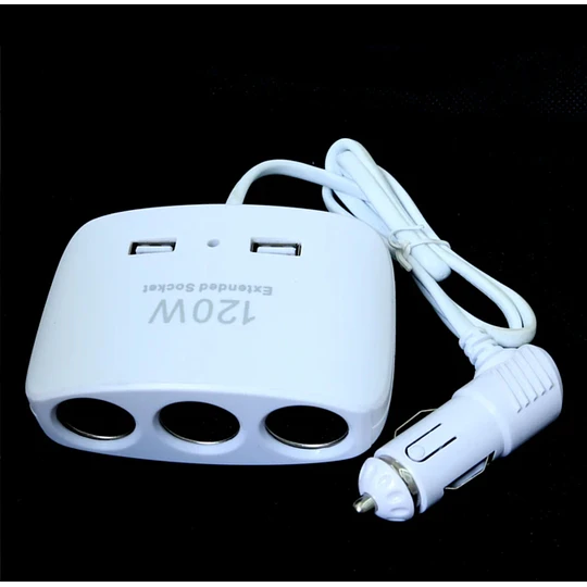 Extensor 2 Usb 12- 24v - 120w Encendedor