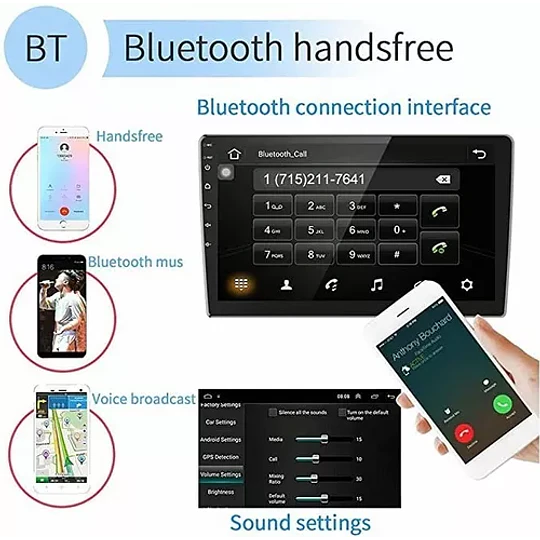 Radio Doble Din Radio Con Pantalla 9 Pulgadas Android