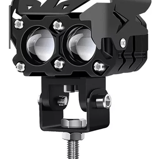 Par Motocicleta Led Faros Off Road Racer Lámpara Antiniebla