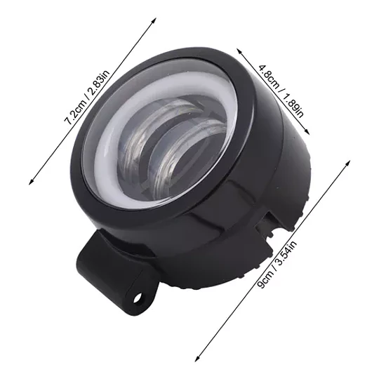 Lámpara Auxiliar Led De Luz De Niebla 4d Lente Doble 20w