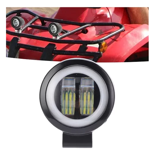 Lámpara Auxiliar Led De Luz De Niebla 4d Lente Doble 20w