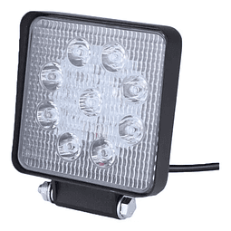 Foco Neblinero Led Multi Voltaje Cuadrado 27 Watts Auto Moto